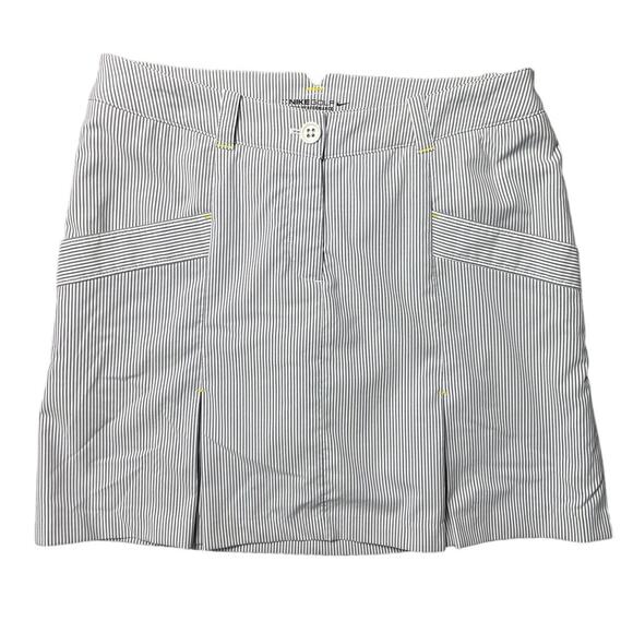 Nike Golf Tour‎ Dri-Fit Pop Pleats Performance Pin Stripe Skort Size 6 - Picture 1 of 10